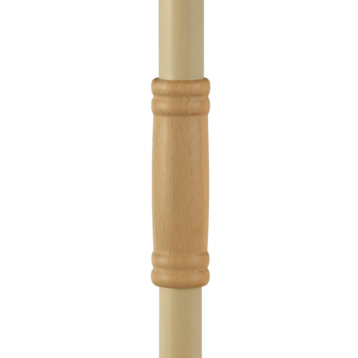 Cavallo Hobby Horse per Bambini Beige con Asta Smontabile e Suoni