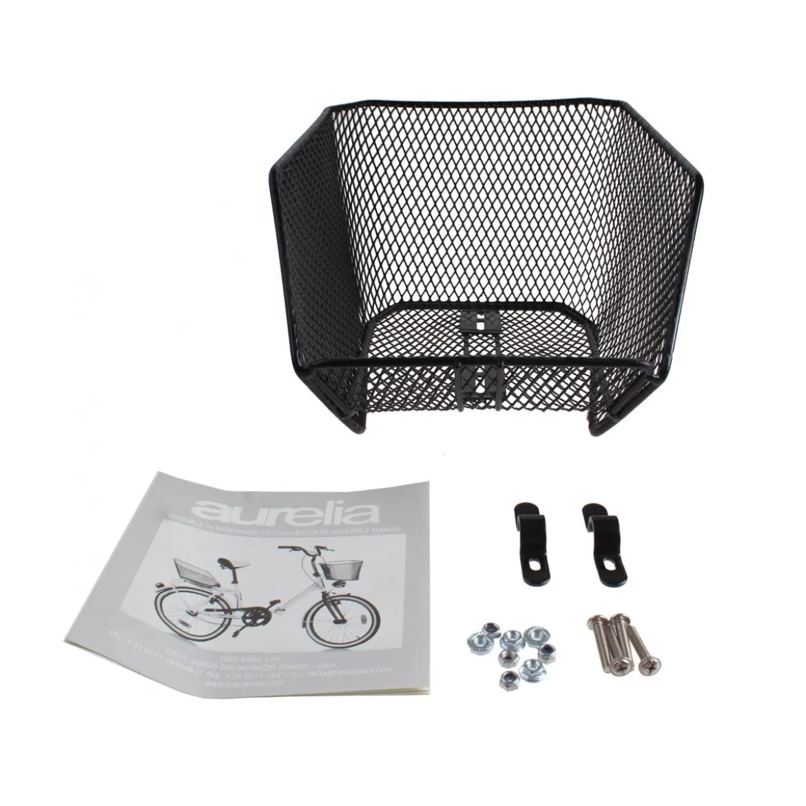 Cestino Posteriore in Metallo per Bicicletta Adulto Dino Bikes Bici Bike Folding