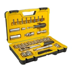 Chiavi a Bussola Stanley con Valigetta Attrezzi Professionale 1/2 Cricchetto
