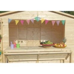 Chiosco Casetta in Legno 310x300 a Pannelli 19 mm Capanno da Giardino Spiaggia