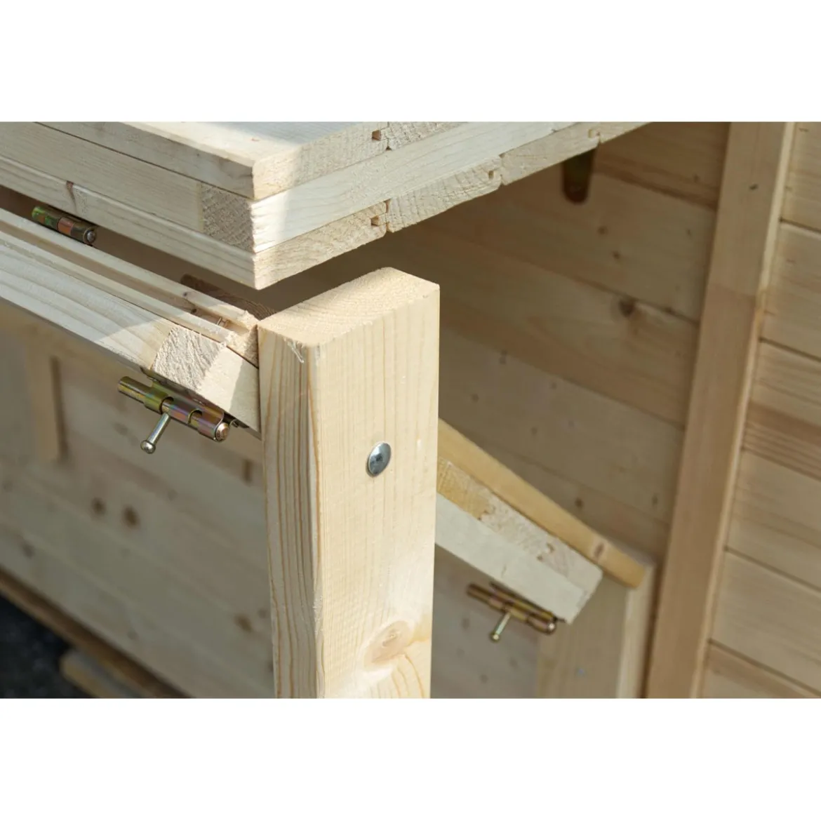 Chiosco Casetta in Legno 310x300 a Pannelli 19 mm Capanno da Giardino Spiaggia