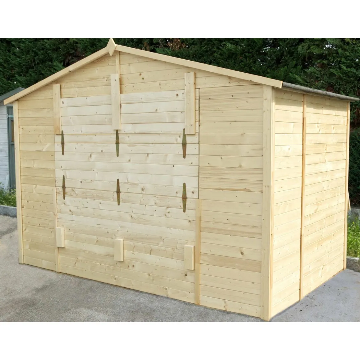 Chiosco Casetta in Legno 310x300 a Pannelli 19 mm Capanno da Giardino Spiaggia