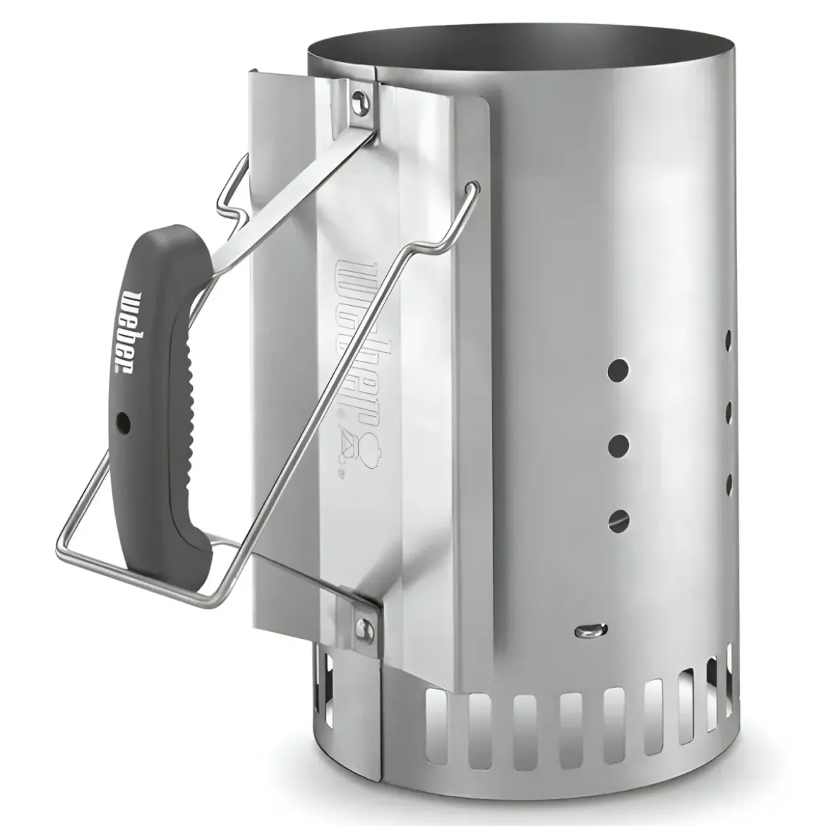 Ciminiera per Barbecue Weber Accendi Fuoco Carbonella 32x20x32 cm