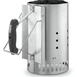 Ciminiera per Barbecue Weber Accendi Fuoco Carbonella 32x20x32 cm