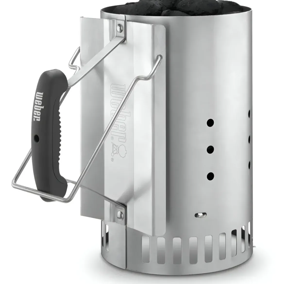 Ciminiera per Barbecue Weber Accendi Fuoco Carbonella 32x20x32 cm