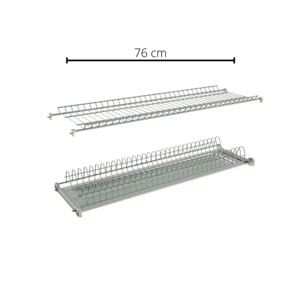 Colapiatti 80 cm Organizzatore Piatti Scolapiatti per Cucina a Incasso