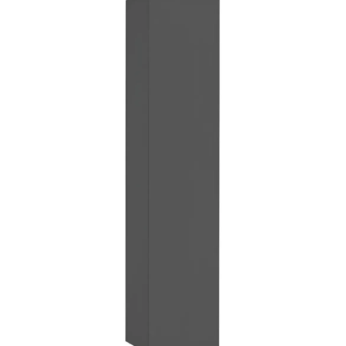 Colonna Armadio Multiuso Antracite Opaco 4 Ripiani 40x30x180 cm Moderno