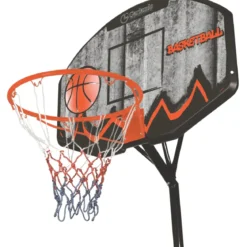 Colonna Basket con Canestro Altezza Regolabile 190-260 Base Zavorra