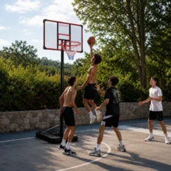 Colonna Basket con Canestro Altezza Regolabile 225-305 Base Zavorra