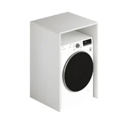 Colonna Copri Lavatrice Asciugatrice Salvaspazio 71x65x210 cm Bianco Frassinato