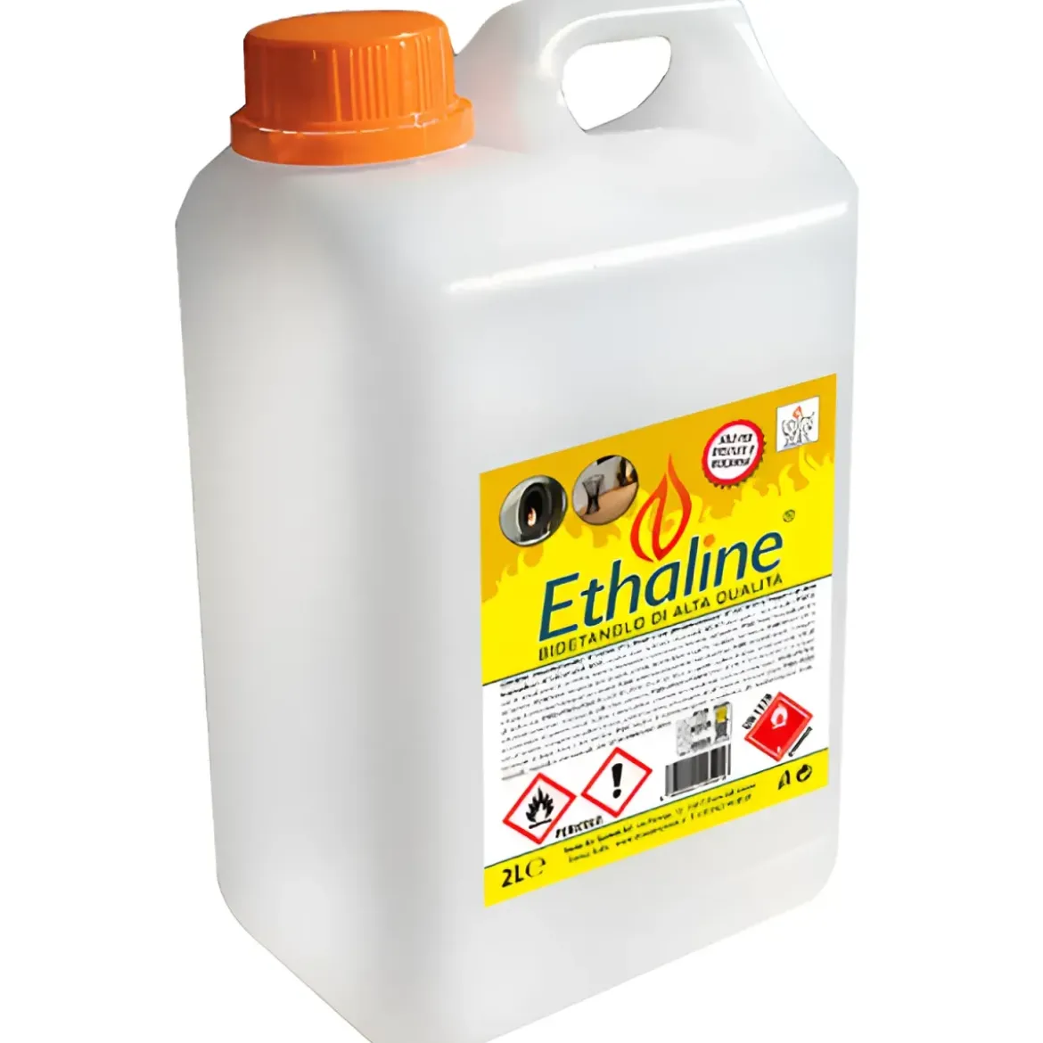 Combustibile Bioetanolo 18 Taniche 2L per Biocamini e Biostufe Inodore