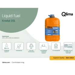 Combustibile Liquido per Stufe Portatili 20L Paraffina Qualità Premium
