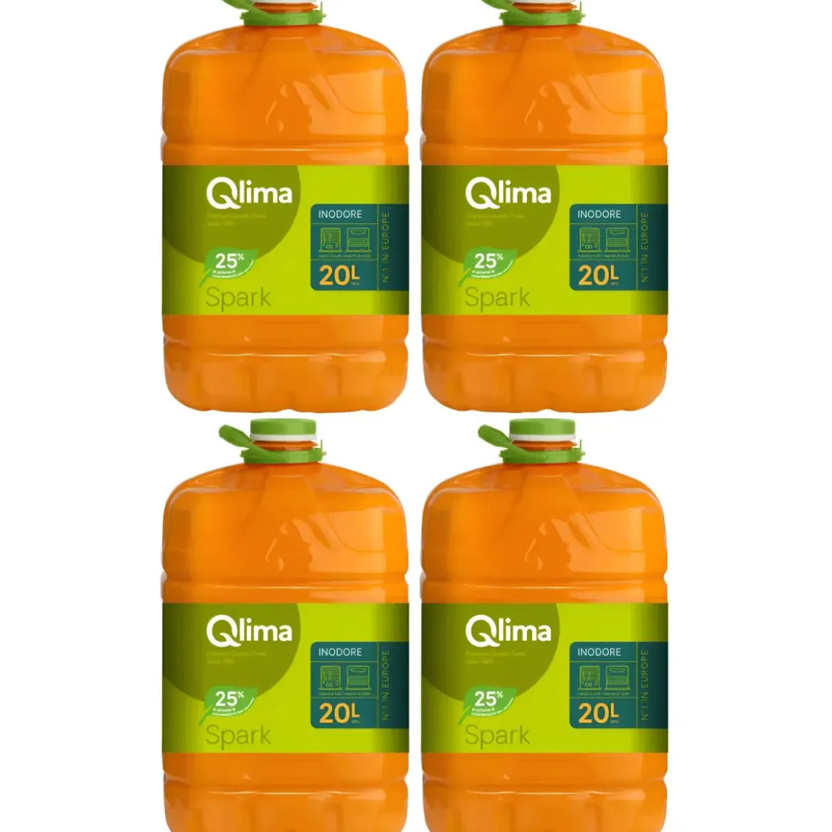 Combustibile Liquido Puro Ecologico Inodore per Stufe 4 Taniche 20L