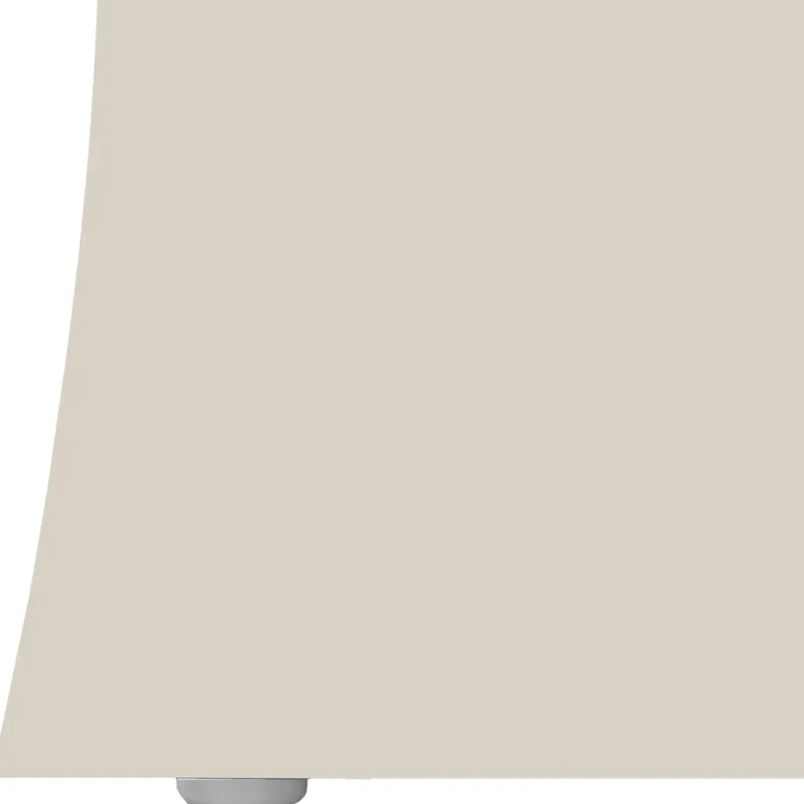 Comodino con 2 Cassetti Beige Cachemire in Legno Camera da Letto