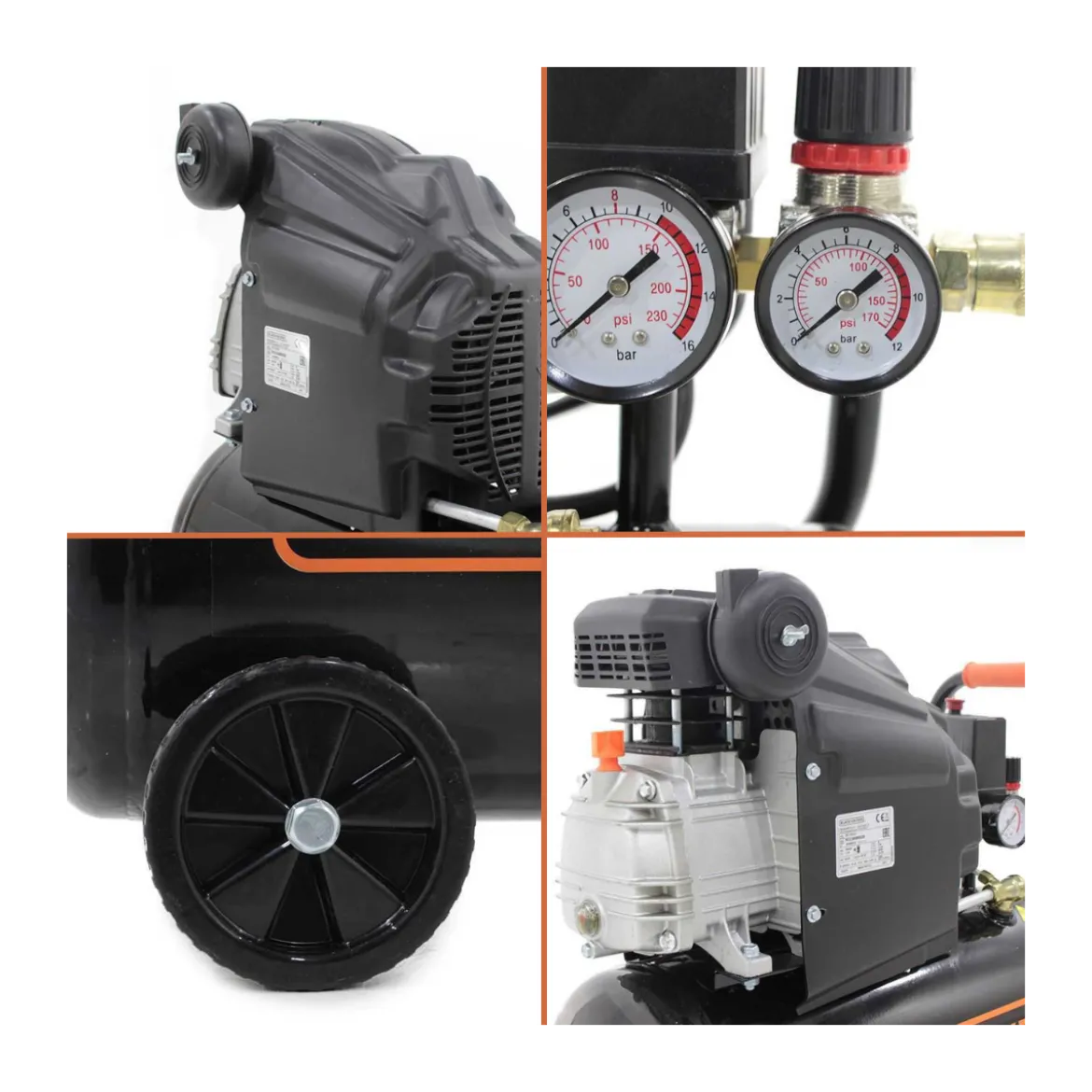 Compressore Aria Black+Decker 24 Litri Portatile