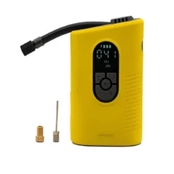 Compressore Portatile ad Aria Manometro Adattatori Auto Bici Gonfiabili