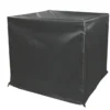 Copertura Condizionatore 95x46x89 cm Poliestere Nero Impermeabile
