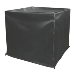 Copertura Condizionatore 95x46x89 cm Poliestere Nero Impermeabile