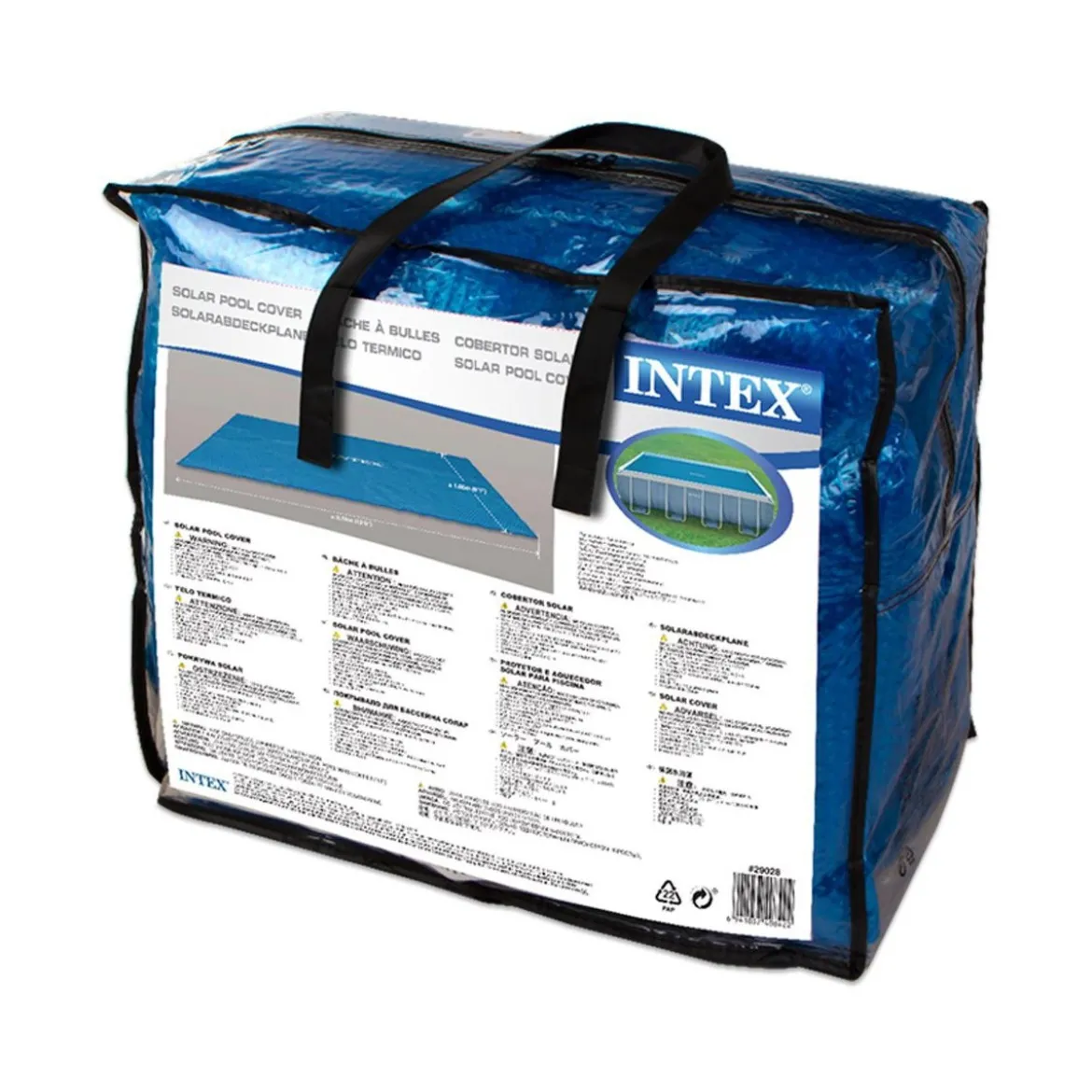 Copri Piscina Telo Termico 400x200 Rettangolare Copertura Intex Frame Solare