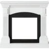 Cornice Decorativa Camino Finto Tagu Magna Bianco in Legno MDF Caminetto