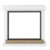Cornice per Caminetto Elettrico Bianco Tagu Hagen Camino in Legno MDF