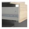 Credenza Bianca Moderna 2 Ante 3 Cassetti Rovere Mobile Madia Soggiorno Salotto