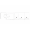 Credenza Contenitore Mobile 2 Ante 4 Cassetti Bianco Noce in Legno Tv