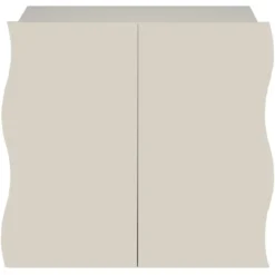 Credenza Multiuso 2 Ante Battenti Beige Cachemire Madia in Legno