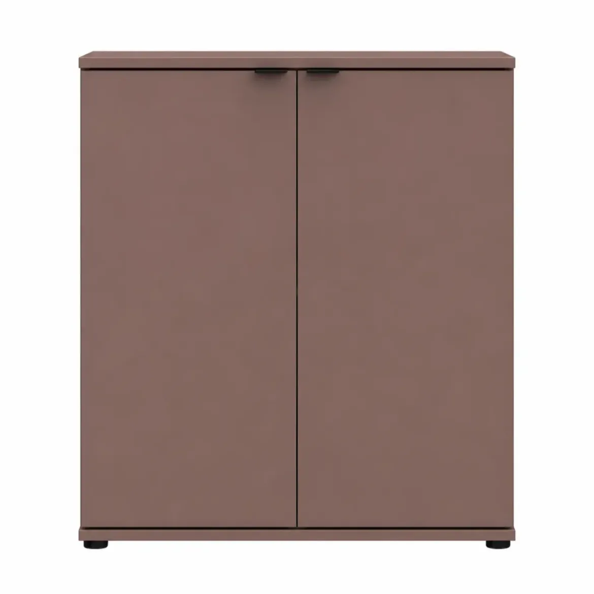 Credenza Multiuso 2 Ante Terracotta Madia per Soggiorno Salvaspazio