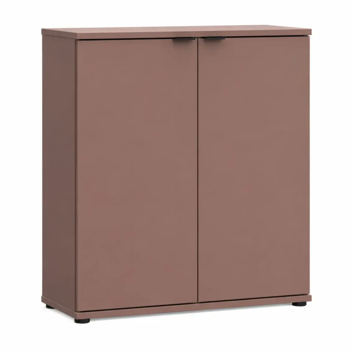 Credenza Multiuso 2 Ante Terracotta Madia per Soggiorno Salvaspazio