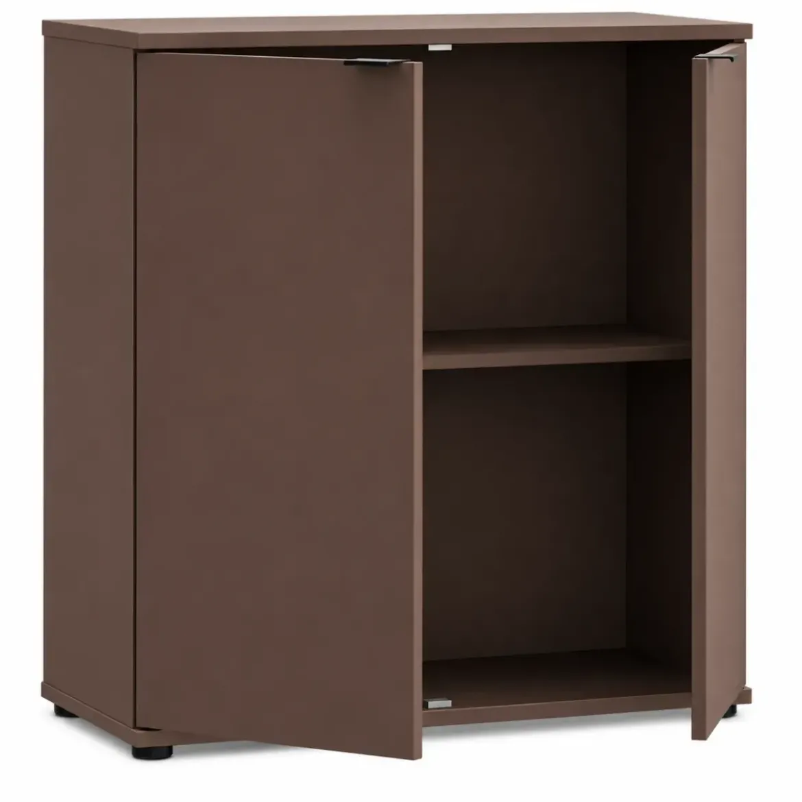Credenza Multiuso 2 Ante Terracotta Madia per Soggiorno Salvaspazio