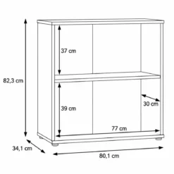 Credenza Multiuso 2 Ante Terracotta Madia per Soggiorno Salvaspazio