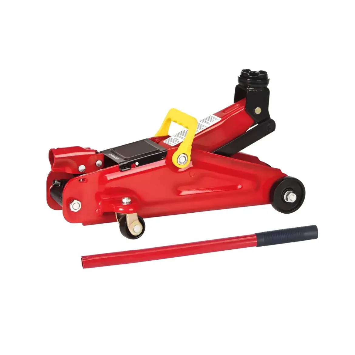 Cric Carrello Idraulico 2 Tonnellate Alzata 13.5-33.5 cm in Acciaio