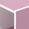 Cubo Contenitore Libreria 35x29x35 cm Legno MDF Rosa Modulare