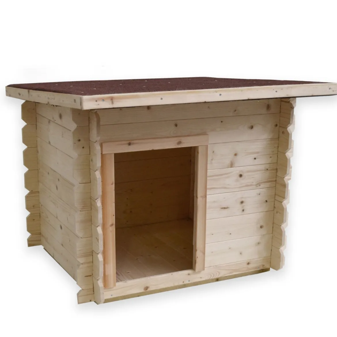 Cuccia in Legno per Cani Taglia Media Piccola da Esterno Giardino