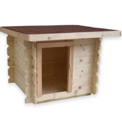 Cuccia in Legno per Cani Taglia Piccola da Esterno Giardino Inverno
