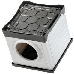 Cuccia per Cani Gatti Conigli 38,5x43x38,5 cm per esterno in resina