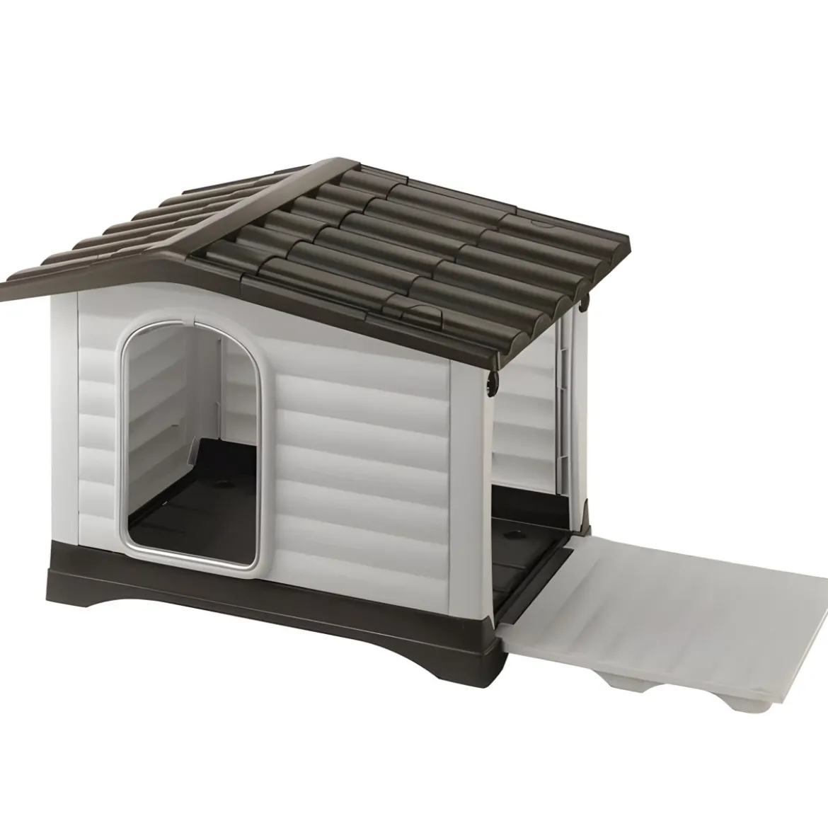 Cuccia per Cani grande 111x84x79 cm con parete ribaltabile