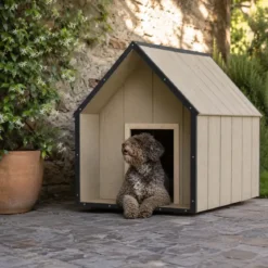 Cuccia per Cani in Legno 10 mm Taglia Grande 116x77x94 cm LP SmartSide