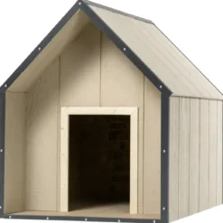 Cuccia per Cani in Legno 10 mm Taglia Grande 116x77x94 cm LP SmartSide