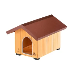 Cuccia per Cani mini 47x61x44 cm in legno per esterni