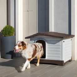 Cuccia per Cani 88x72x65 cm con pannello laterale ribaltabile