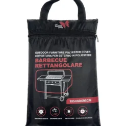 Custodia Protettiva per Barbecue Rettangolare 105x60x95 cm