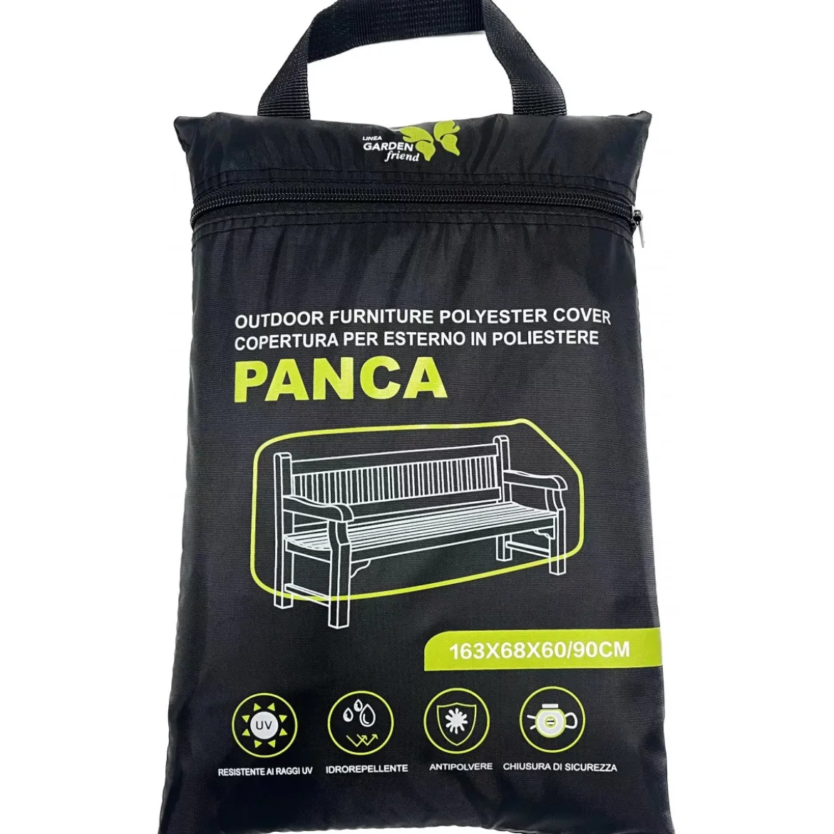 Custodia Protettiva per Panca da Giardino 163x68x90 cm