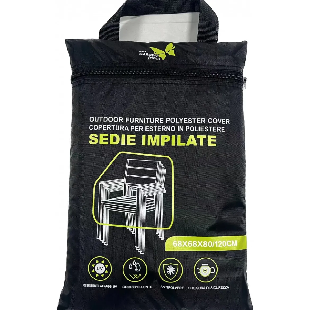 Custodia Protettiva per Sedie Impilate 68x68x120 cm