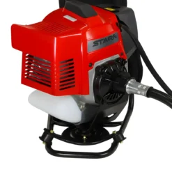 Decespugliatore Spalla a Scoppio Zaino 53.2 cc motore Kawasaki Filo Spalleggiato