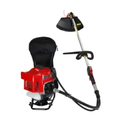 Decespugliatore Spalla a Scoppio Zaino 53.2 cc motore Kawasaki Filo Spalleggiato