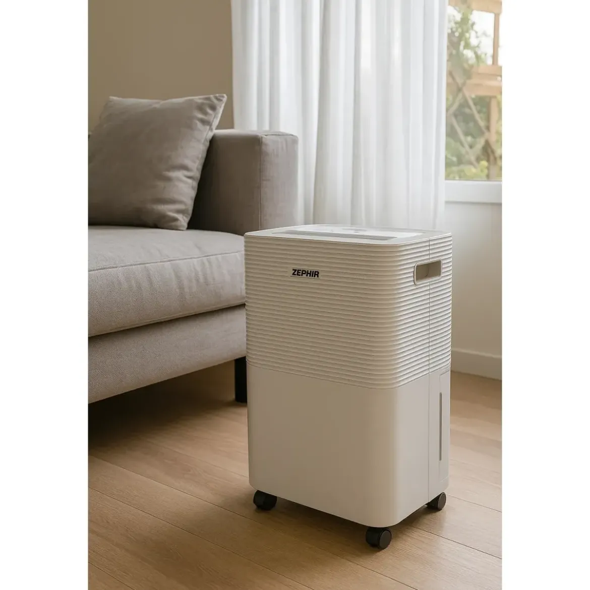 Deumidificatore Zephir 12 lt/24h 280W Serbatoio 2L con Ruote