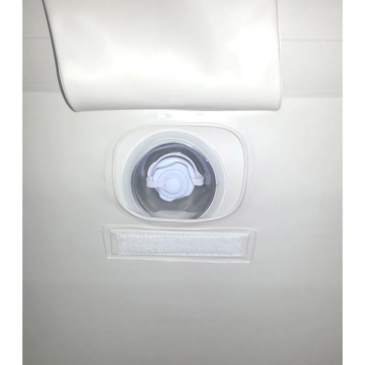 Divano Gonfiabile 2 Posti in PVC Bianco Arredo Interno Esterno Valvole
