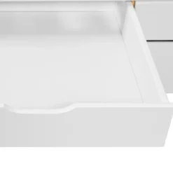 Divano Letto 2 Letti Singoli a Doghe 90x190 con Cassetti Contenitore Estraibile